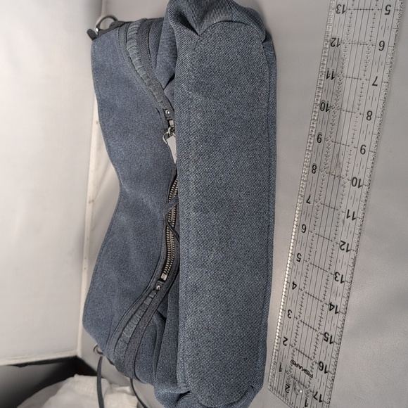 Aimee Kestenberg Denim Leather Shoulder Bag - Picture 11 of 12